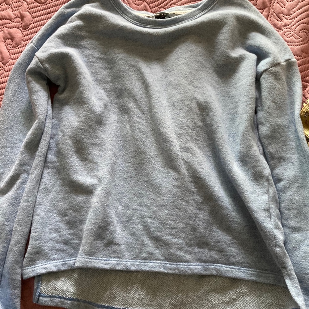 Blue long sleeve shirt